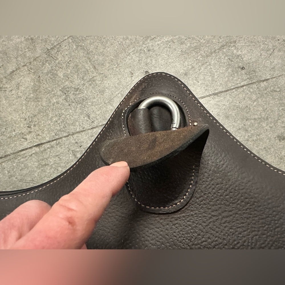 Butet Equestrian Belly Guard Girth, Padded Leather, Size 48, GUC! - Picture 3 of 5